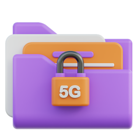 5G Daten gesperrt  3D Icon