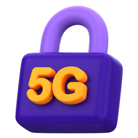 Datos 5g bloqueados  3D Icon