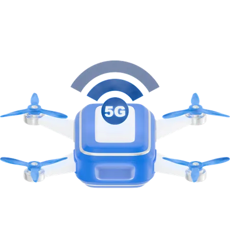 5g 드론  3D Icon