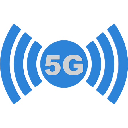 5G Internet  3D Icon