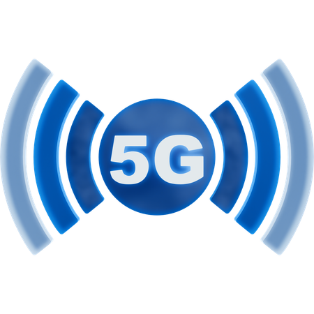 5G Internet  3D Icon