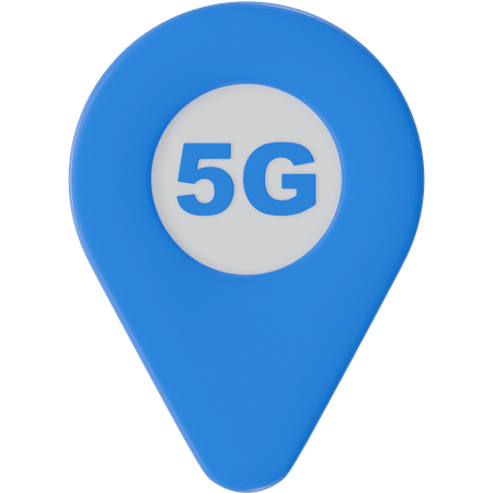 Localização 5g  3D Icon