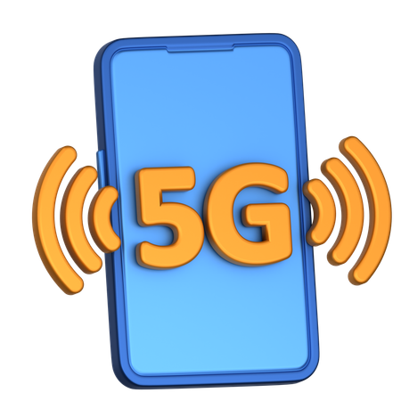 Móvil 5g  3D Icon