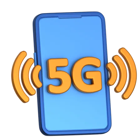 Móvil 5g  3D Icon