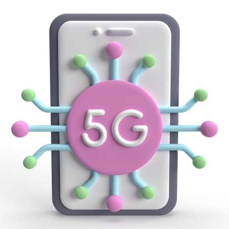 Móvil 5g  3D Icon