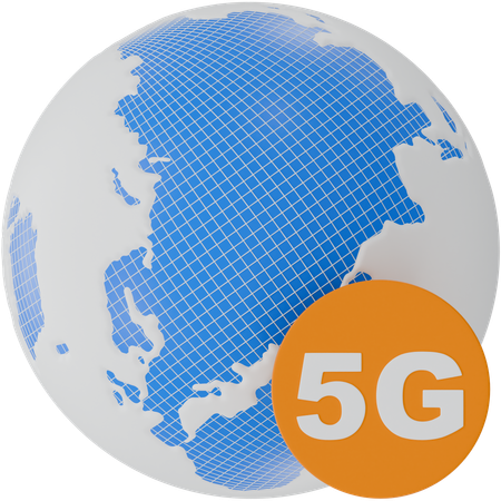 5G Network  3D Icon