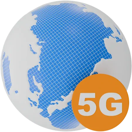 5G Network  3D Icon