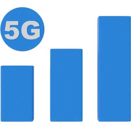 5G Network  3D Icon