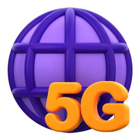 5G Network  3D Icon