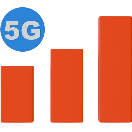 5G Network  3D Icon