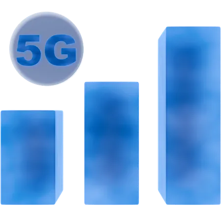 5G Netzwerk 2  3D Icon