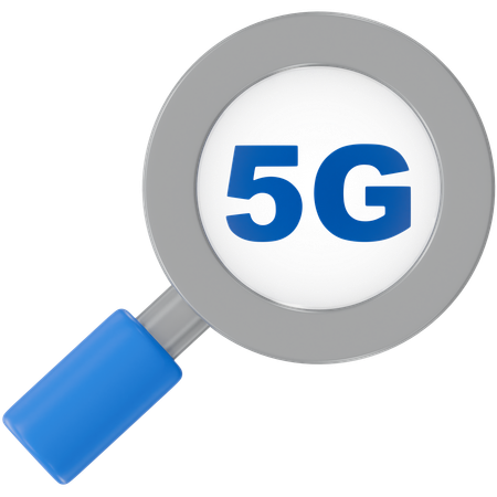 5G Search  3D Icon
