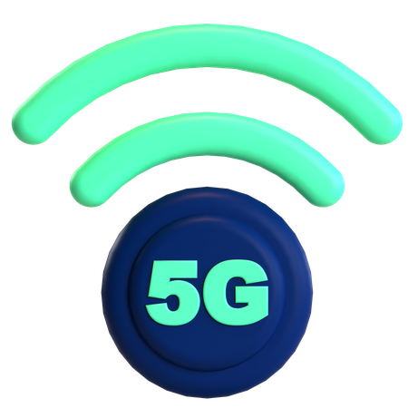 5G signal  3D Icon