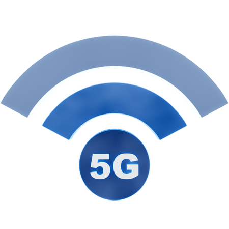 Sinais 5g  3D Icon