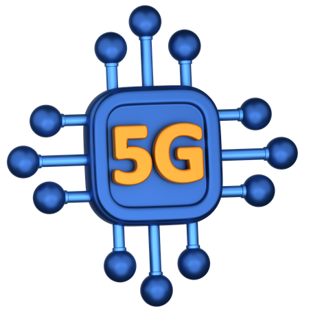 5G System  3D Icon