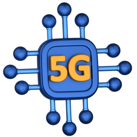 5G System  3D Icon