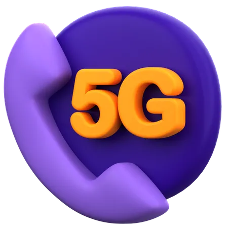 Datos del teléfono 5g  3D Icon