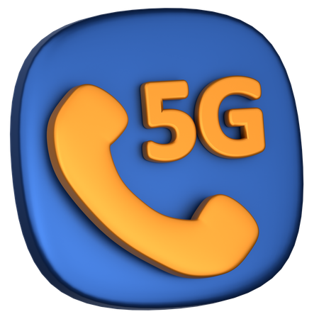 Datos del teléfono 5g  3D Icon