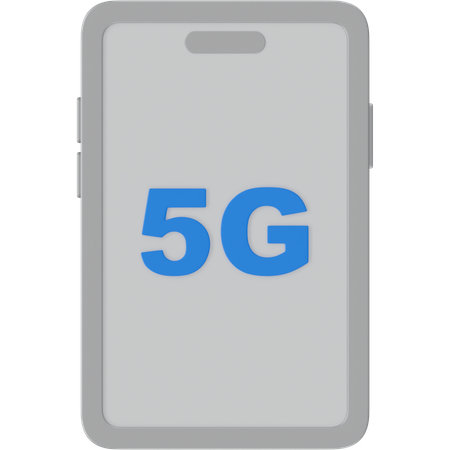 Teléfono móvil 5g  3D Icon