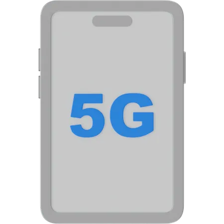 Téléphone portable 5g  3D Icon