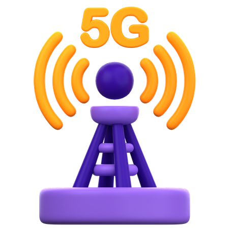 5G Tower  3D Icon