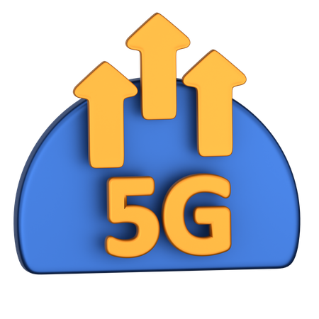 Velocidad 5g  3D Icon