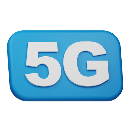 5G-Verbindung  3D Icon