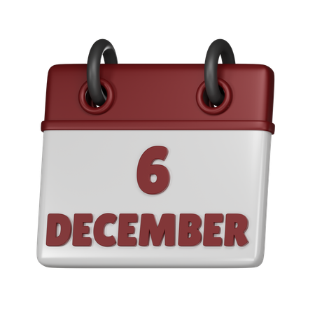 6. Dezember  3D Icon