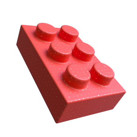 6 Piece Lego 3D Illustration