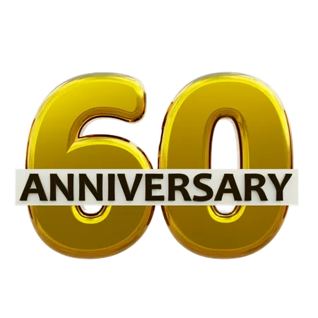 60 aniversario  3D Icon