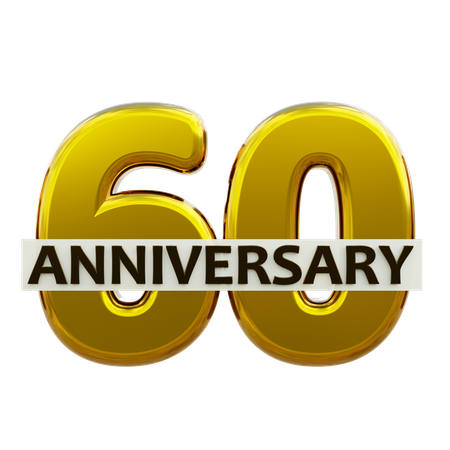 60 anniversaire  3D Icon