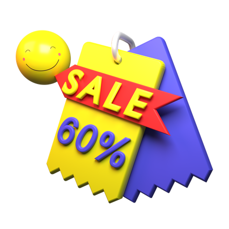 60% Discount  3D Icon