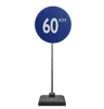 60 Km Sign