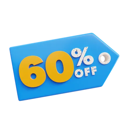 60% off  3D Icon