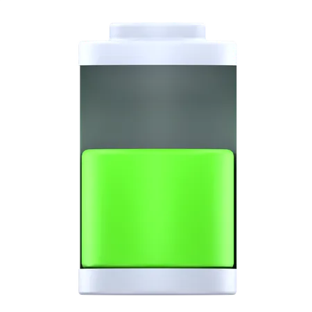 60% status battery  3D Icon