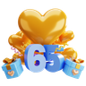 3d 65th emoji