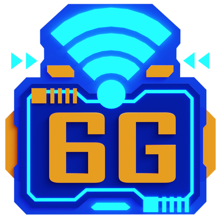 6G NETWORK  3D Icon