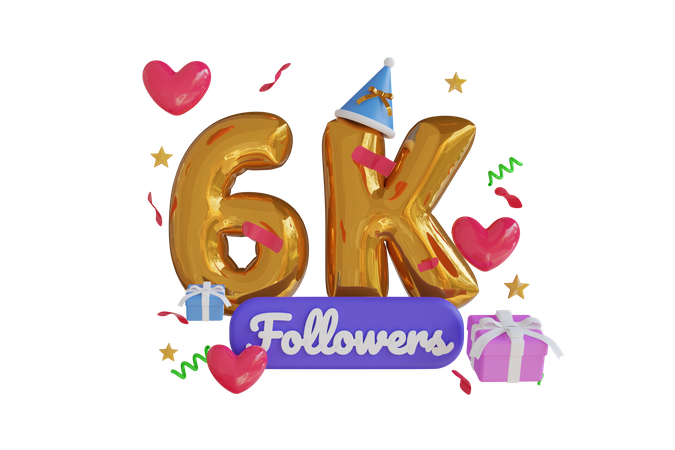 6K  3D Icon