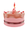 6th Birthday Cake