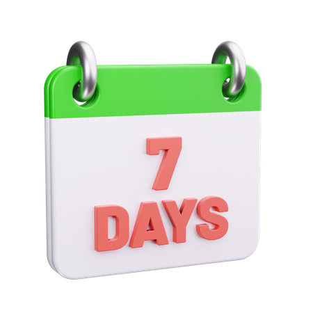 7일 귀국  3D Icon