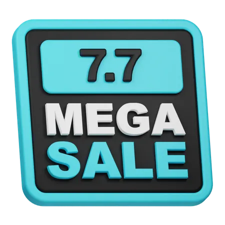 7 7 mega quartos  3D Icon