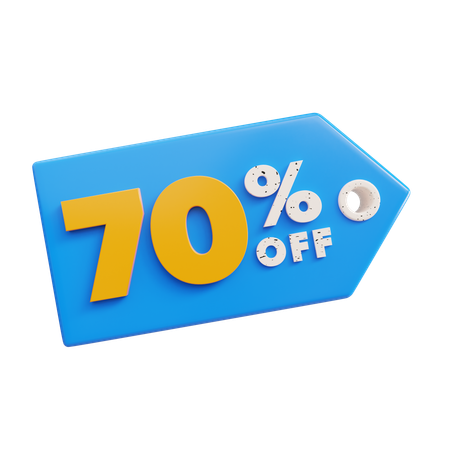 70% RABATT  3D Icon