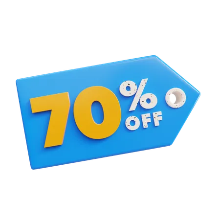 70% DE DESCUENTO  3D Icon