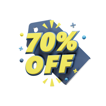 70% de descuento  3D Icon