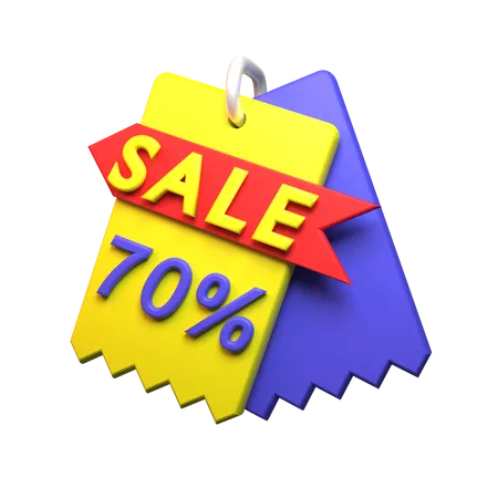 70% Discount  3D Icon