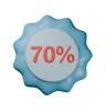 Insignia de 70% de descuento