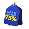 70 percentage discount emoji 3d