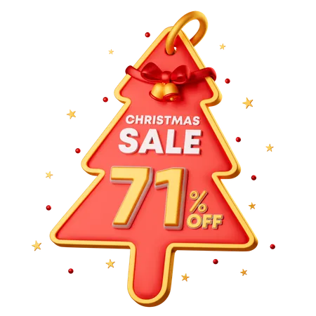 71 Percentage Special Offer  3D Icon