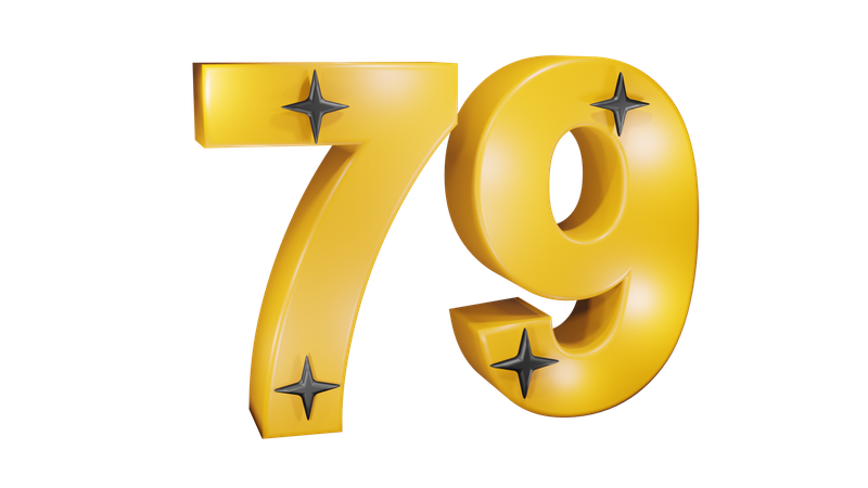 79番  3D Icon