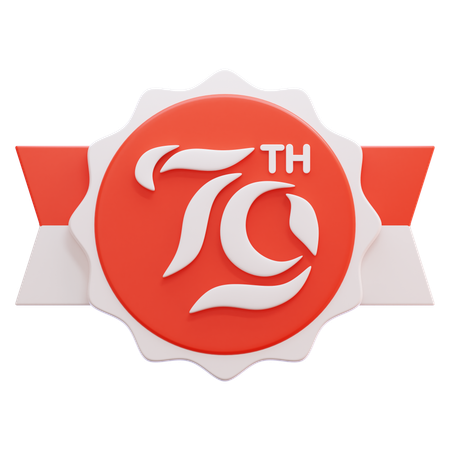 79 Th Indonesian Independence Day  3D Icon